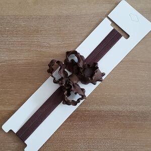 NWT Ruffle Bow Headband